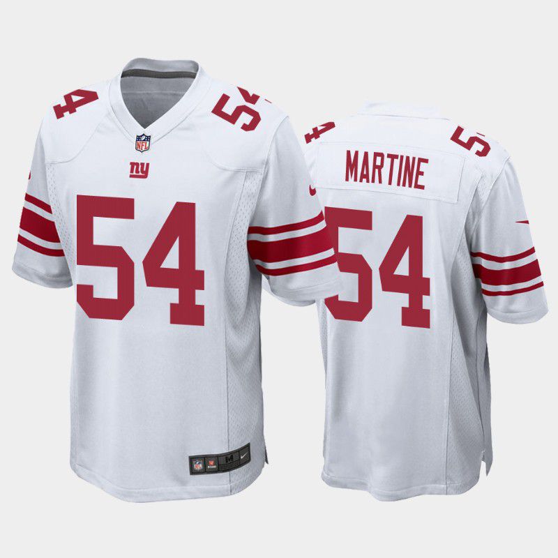 Men New York Giants 54 Blake Martinez Nike White Game Player NFL Jersey